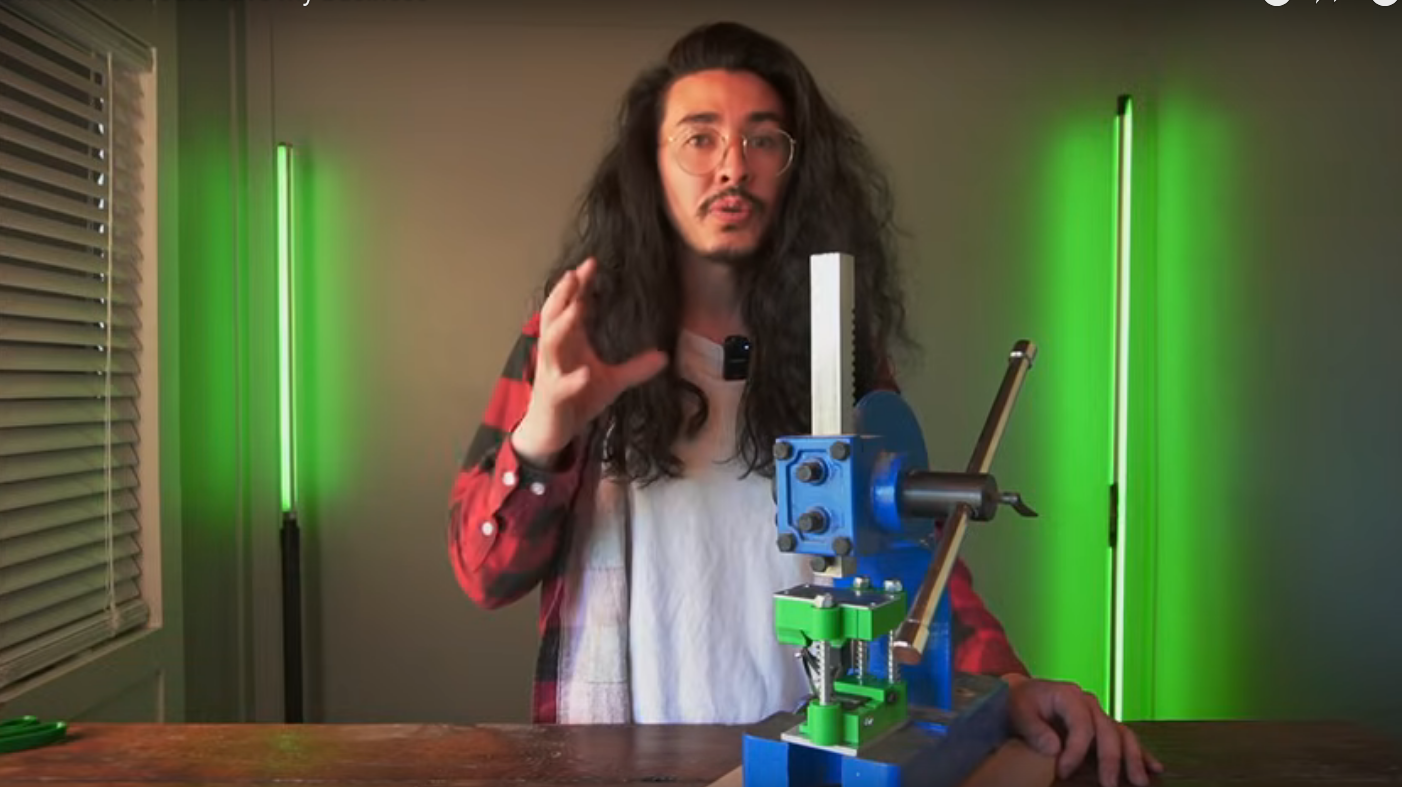 Compound Press Bends, Punches And Cuts Using 3D Printed Plastic