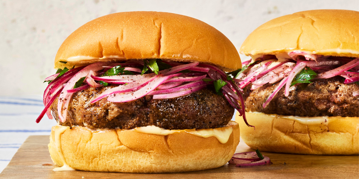 Persian Kebab-Spiced Burgers Recipe